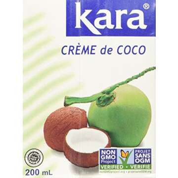Kara Coconut Cream 6.80 Oz - Vegan, Non-GMO, Dairy-Free
