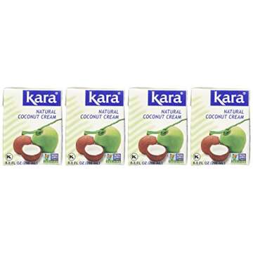Kara Coconut Cream 6.80 Oz - Vegan, Non-GMO, Dairy-Free