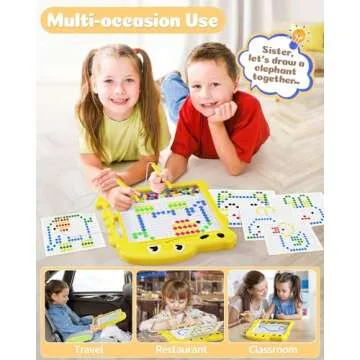 LQYoyz Magnetic Drawing Board Educational Fun for Kids