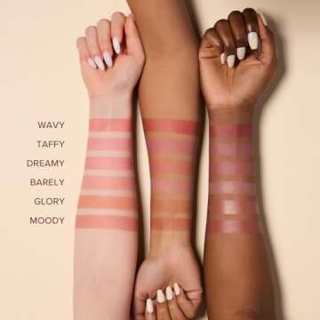 DEAR DAHLIA Petal Drop Liquid Blush BARELY for Cheeks, Blush Liquid Makeup, Rare Beauty, Natural Long Lasting Face Blush Cream Makeup, Skin Tint Blush, 4g