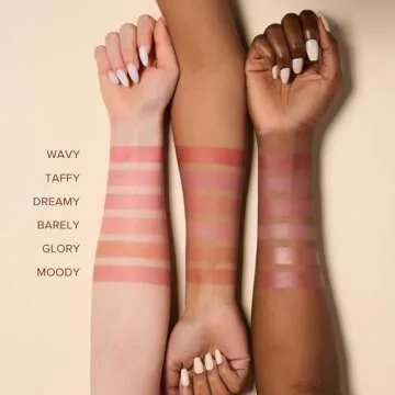 DEAR DAHLIA Petal Drop Liquid Blush BARELY for Cheeks, Blush Liquid Makeup, Rare Beauty, Natural Long Lasting Face Blush Cream Makeup, Skin Tint Blush, 4g