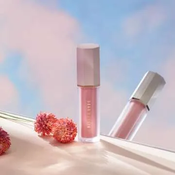 DEAR DAHLIA Petal Drop Liquid Blush BARELY for Cheeks, Blush Liquid Makeup, Rare Beauty, Natural Long Lasting Face Blush Cream Makeup, Skin Tint Blush, 4g