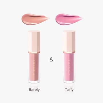 DEAR DAHLIA Petal Drop Liquid Blush BARELY for Cheeks, Blush Liquid Makeup, Rare Beauty, Natural Long Lasting Face Blush Cream Makeup, Skin Tint Blush, 4g