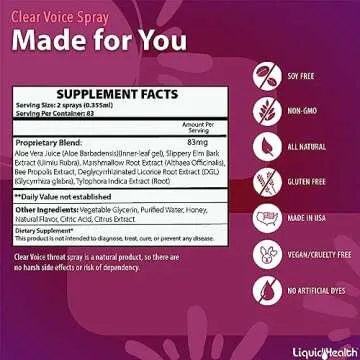 Clear Voice Vocal Spray, Strawberry Lemonade - 2 Pack