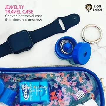 Lion Latch Jewelry Case and Pill Box Keychain Storage