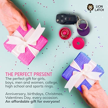 Lion Latch Jewelry Case and Pill Box Keychain Storage