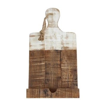 Charming Creative Co-Op Wood Tablet Holder for Kitchens