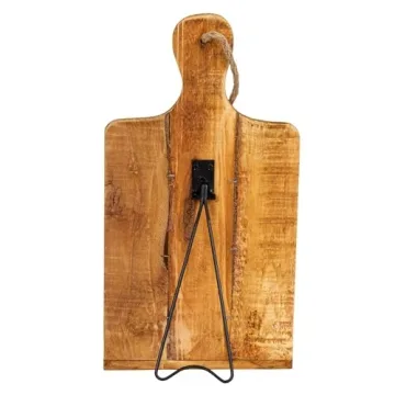 Charming Creative Co-Op Wood Tablet Holder for Kitchens