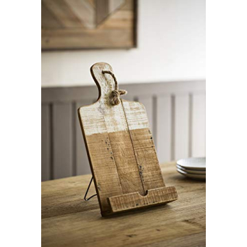 Charming Creative Co-Op Wood Tablet Holder for Kitchens