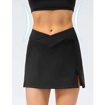 Stylish SPECIALMAGIC Womens High Waisted Tennis Skort
