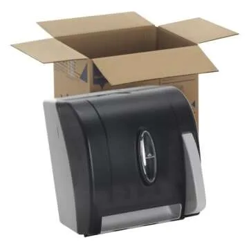 Universal Push-Paddle Paper Towel Dispenser for Easy Use
