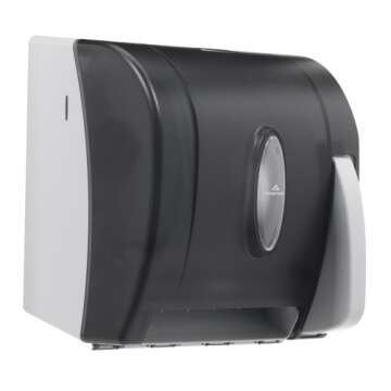 Universal Push-Paddle Paper Towel Dispenser for Easy Use