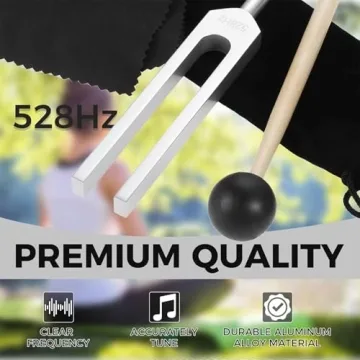 528 Hz Tuning Fork Healing Set - Sound Therapy Instruments