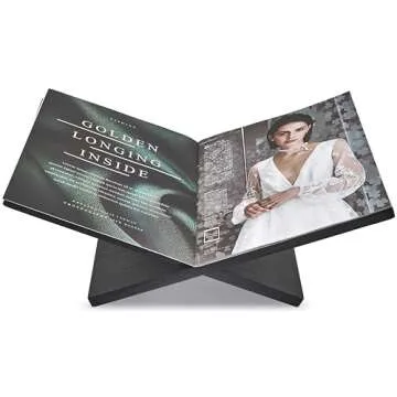 Honygebia Solid Wood Book Stand - Elegant Display Holder