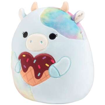 Squishmallows 10-Inch Caedia The Blue Cow Cuddle Toy