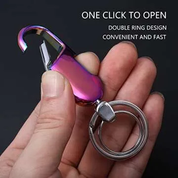 ASSCV Durable Car Keychain Perfect Gift For All