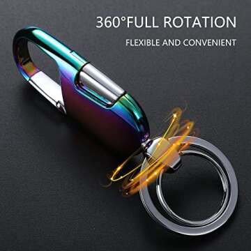 ASSCV Durable Car Keychain Perfect Gift For All