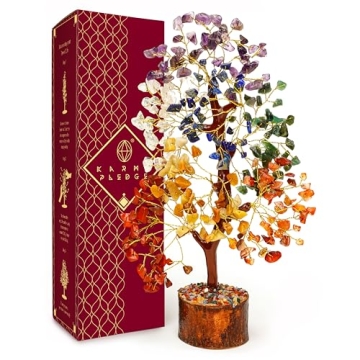 Chakra Healing Crystal Trees for Home Decor Gifts