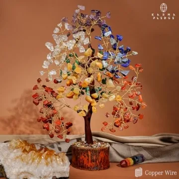 Chakra Healing Crystal Trees for Home Decor Gifts