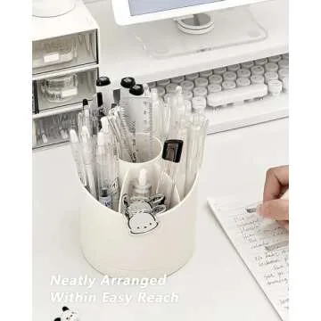 Stylish Lebenrich Rotating Pen Holder for Desk Organization