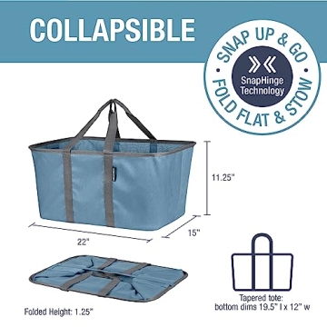 CleverMade Collapsible Laundry Tote - 50L 2PK for Easy Storage