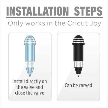 Engraving Tip for Cricut Joy, with 2 Color & 7 Lovely Blank Tags, Shape of Dog Bone, Heart, Circle, Star, Fish, Oval, Rectangle