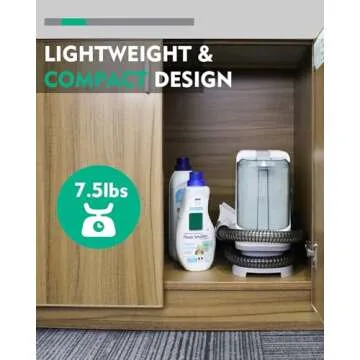 HAUSHOF Portable Carpet Spot Cleaner for Home Use