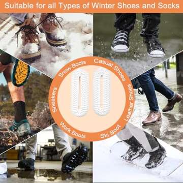 Scienbeauty Boot Dryer Shoe Dryer, Portable Footwear Dryers Machine with 3 Timer Modes for Rainy Sea...