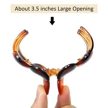 Elegant Flower Hair Claw Clips Set for Women