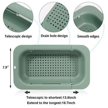 Collapsible Sink Colanders for Effective Kitchen Straining