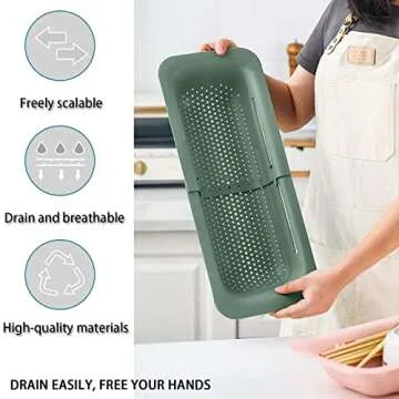 Collapsible Sink Colanders for Effective Kitchen Straining