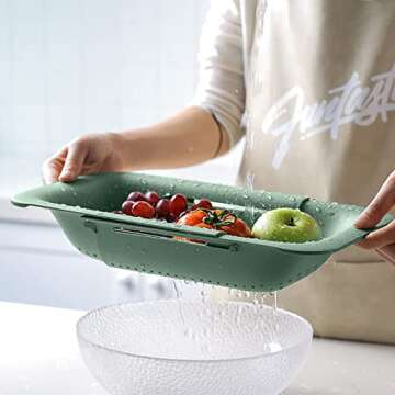 Collapsible Sink Colanders for Effective Kitchen Straining