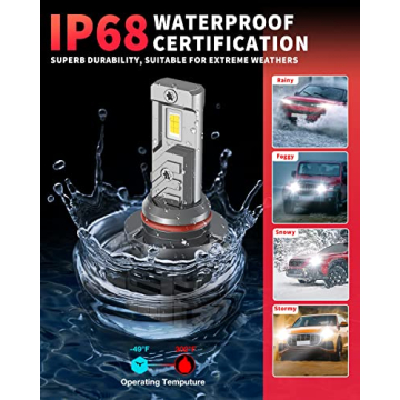 Krieges 9005 Fog Light Bulbs - 600% Brightness