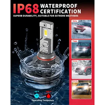 Krieges 9005 Fog Light Bulbs - 600% Brightness
