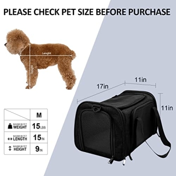 Henkelion Soft Pet Carrier for Cats & Small Dogs