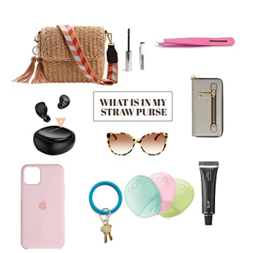 YXILEE Straw Bag Straw Purses for Women Summer Clutch Crossbody Shoulder Bags for Women Small Beach Cell Phone Wallet Purse