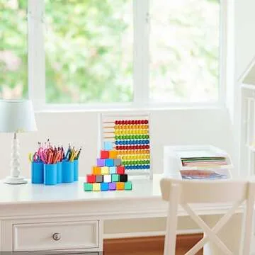 140Pcs Colorful DIY Blank Acrylic Dice for Crafts