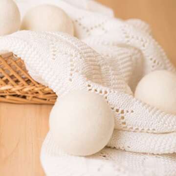 Reusable Wool Dryer Balls – Faster Drying, Eco-Friendly