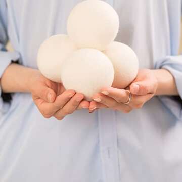 Reusable Wool Dryer Balls – Faster Drying, Eco-Friendly