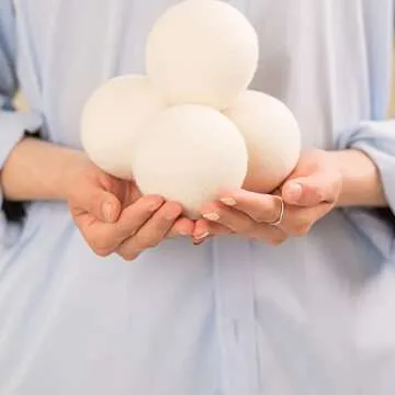 Reusable Wool Dryer Balls – Faster Drying, Eco-Friendly