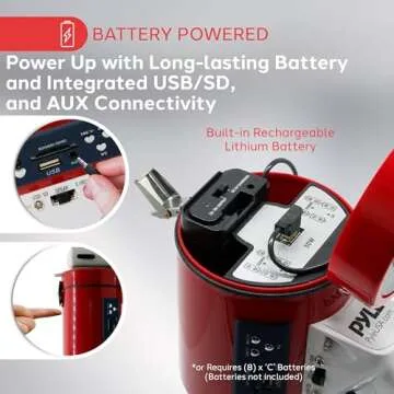 Pyle 50-Watt Megaphone with Detachable Microphone