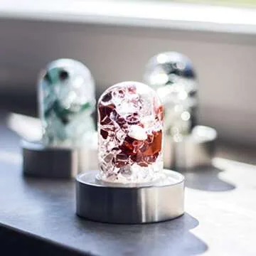 Crystal Water Bottle for Fitness with Genuine Gems