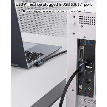 Amavasion Link Cable 16FT for Meta Quest 3 & Oculus Quest 2