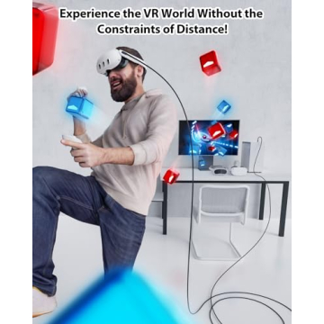 Amavasion Link Cable 16FT for Meta Quest 3 & Oculus Quest 2