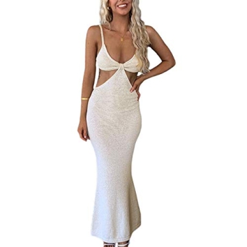 Elegant Sexy Spaghetti Strap Summer Dress for Women