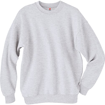 Hanes Men's EcoSmart Sweatshirt in Ash, Stylish Comfort