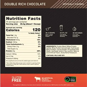 Optimum Nutrition Gold Standard Whey Protein Double Rich Chocolate