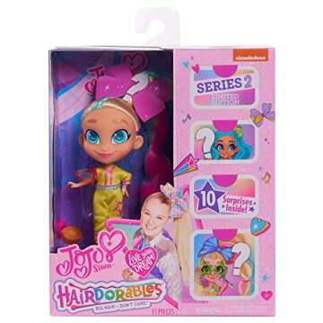 JoJo Siwa JoJo Loves Hairdorables Limited Edition Collectible Doll, Kids Toys for Ages 3 Up by Just Play
