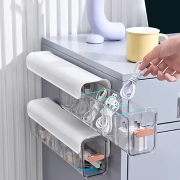 Valuetalk Drawer Underwear Organizer Wall Mount Storage Ivory