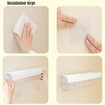 Valuetalk Drawer Underwear Organizer Wall Mount Storage Ivory